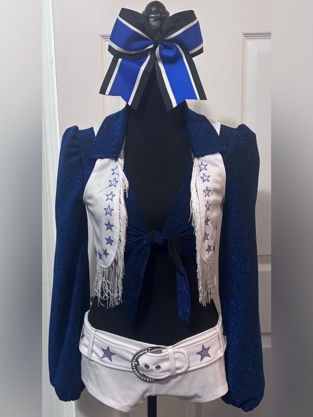NWOT Dolls Kill / Trickz N’ Treatz Lone Star Dallas Cheerleader Costume Set